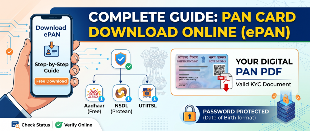 PAN Card Download Free Step-by-Step Guide 2026