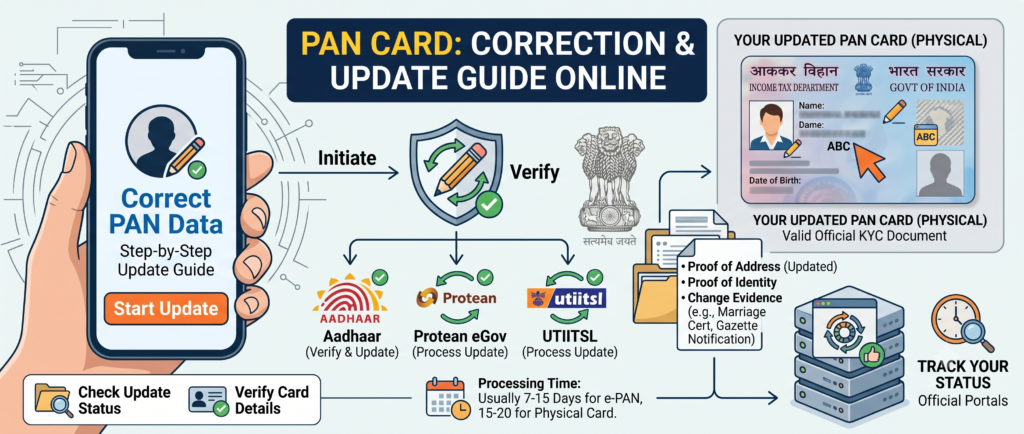 pan card update